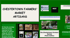 Desktop Screenshot of chestertownfarmersmarketartisans.com